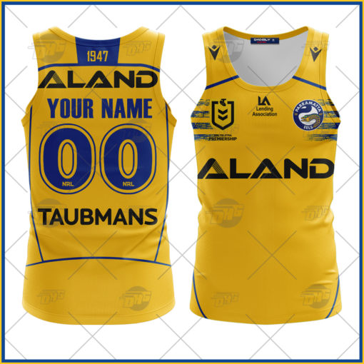 Personalise NRL Parramatta Eels 2022 Alternate Tank Top