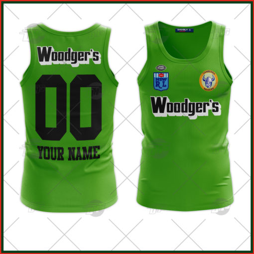 Personalized Canberra Raiders 1989 Woodgers ARL/NRL Vintage Retro Heritage Tank Top For Men Women