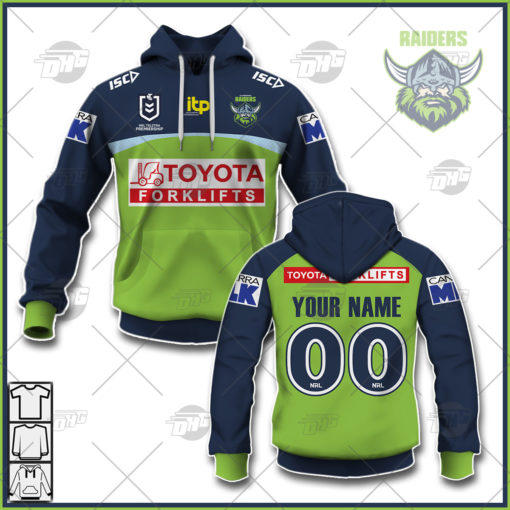 Personalise NRL Canberra Raiders 2022 Home Jersey