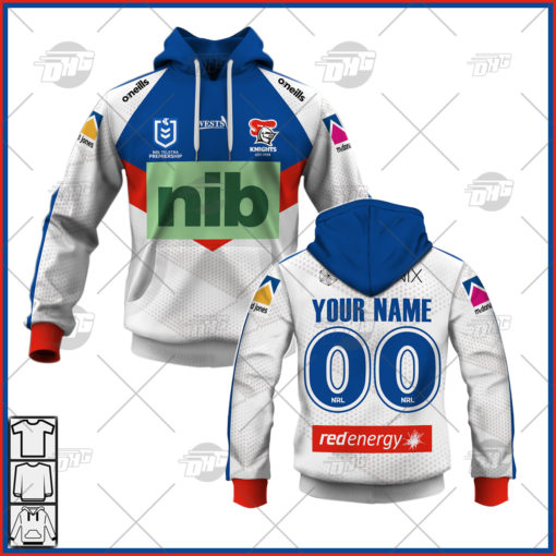 Personalise NRL Newcastle Knights 2022 Away Jersey