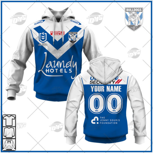 Personalise NRL Canterbury-Bankstown Bulldogs 2022 Away Jersey