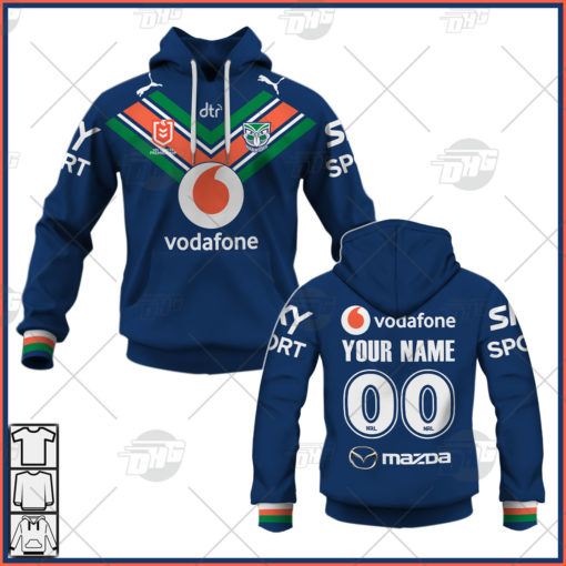 Personalise NRL New Zealand Warriors 2022 Home Jersey