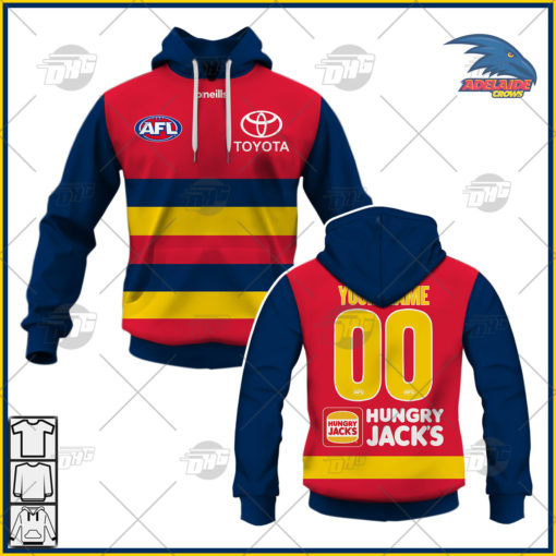 Personalise AFL Adelaide Crows 2022 Clash Guernsey