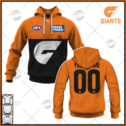 Personalise AFL Greater Western Sydney Giants 2022 Home Guernsey