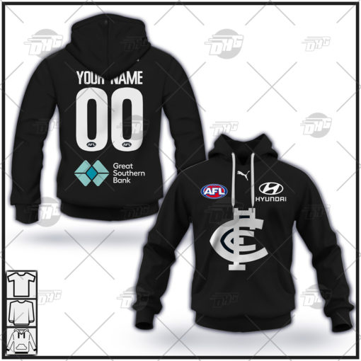 Personalise AFL Carlton Football Club 2022 Home Guernsey