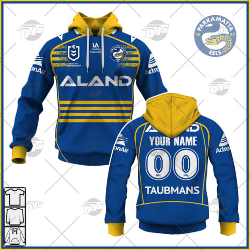 Personalise NRL Parramatta Eels 2022 Home Jersey