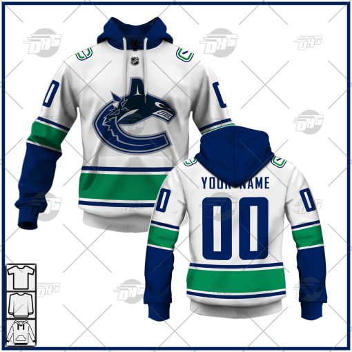 Personalized NHL  Men’s Vancouver Canucks 2022 Away Jersey