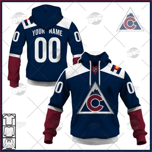 Personalized NHL  Men’s Colorado Avalanche 2022 Fanatics Branded Navy Premier Breakaway Alternate Jersey