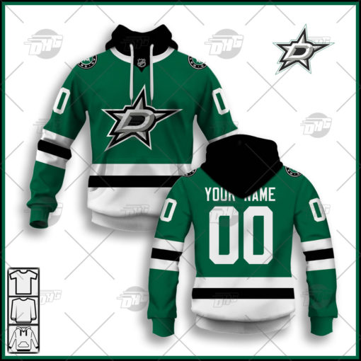 Personalized NHL Men’s Dallas Stars 2022 Kelly Green Home Jersey