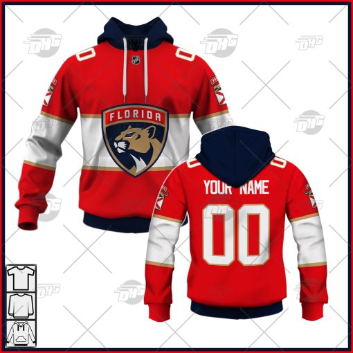 Personalized NHL Men’s Florida Panthers 2022 Red Home Jersey