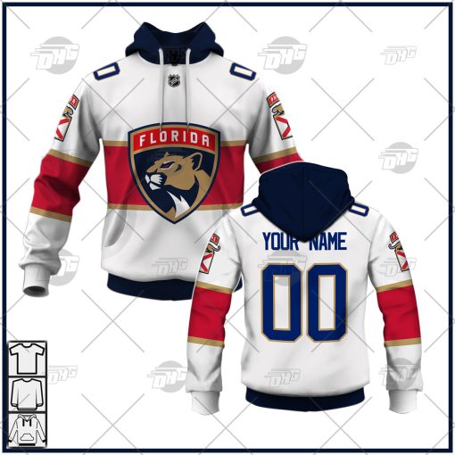 Personalized NHL Men’s Florida Panthers 2022 White Away Jersey