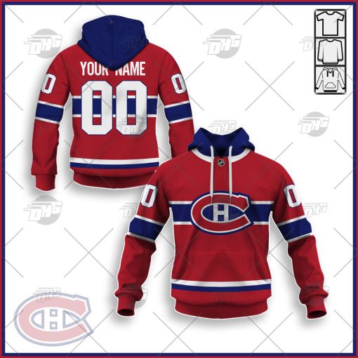 Personalized NHL Men’s Montreal Canadiens 2022 Red Home Jersey