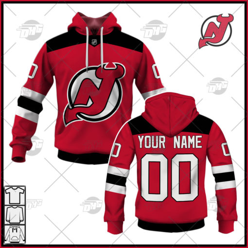 Personalized NHL  Men’s New Jersey Devils 2022 Red Home Jersey