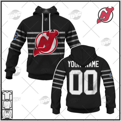 Personalized NHL  Men’s New Jersey Devils Gray All-Star Jersey