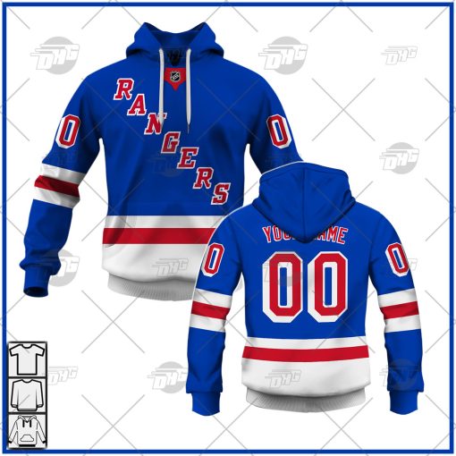 Personalized NHL Men’s New York Rangers 2022 Blue Home Jersey