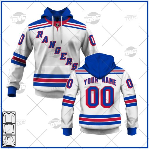 Personalized NHL Men’s New York Rangers 2022 White Away Jersey