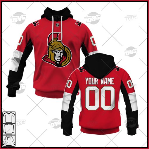 Personalized NHL Men’s Ottawa Senators Red Jersey