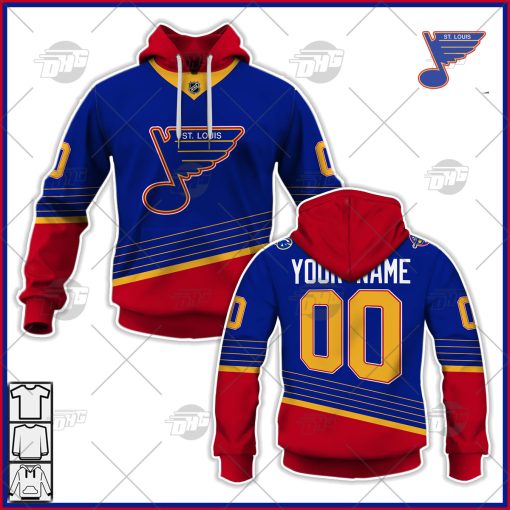 Personalized NHL  Men’s St. Louis Blues Blue 2019/20 Jersey