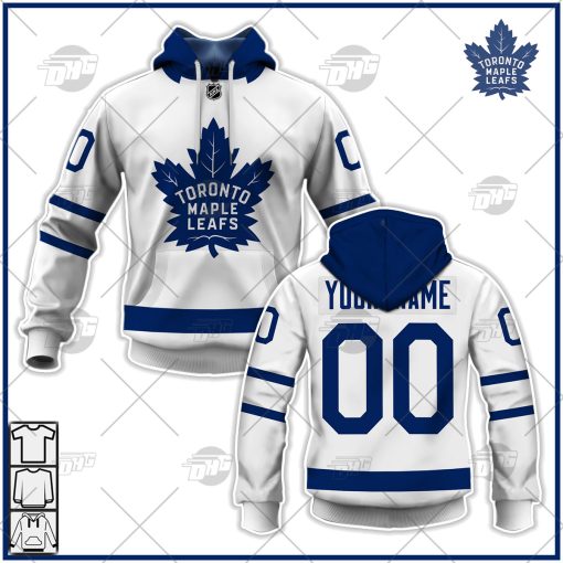 Personalized NHL  Men’s Toronto Maple Leafs 2022 Fanatics Branded White Away Premier Breakaway Player Jersey