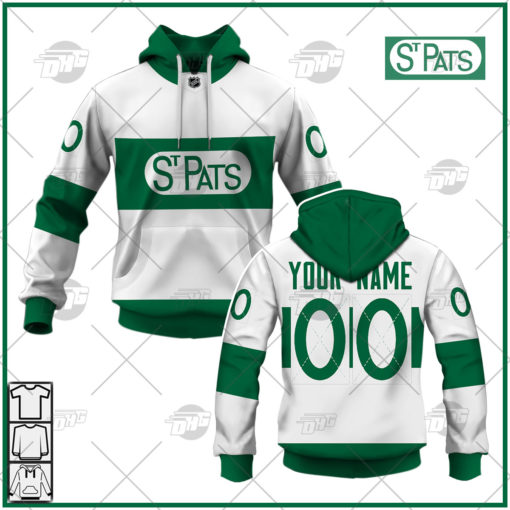 Personalized NHL  Men’s Toronto St. Pats White Jersey