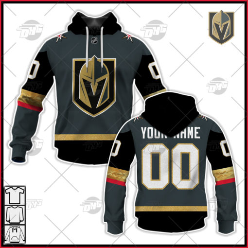 Personalized NHL  Men’s Vegas Golden Knights 2022 Gray Home Jersey