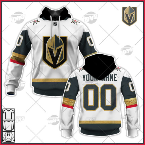 Personalized NHL  Men’s Vegas Golden Knights 2022 White Away Jersey