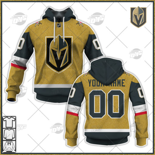 Personalized NHL  Men’s Vegas Golden Knights Gold 2022 Alternate Jersey