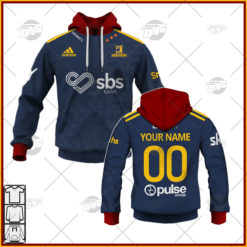 Personalise Otago Highlanders Super Rugby 2022 Home Jersey