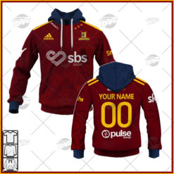 Personalise Otago Highlanders Super Rugby 2022 Away Jersey