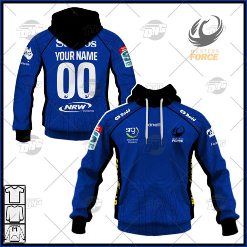 Personalise Super Rugby Western Force 2022 Away Jersey