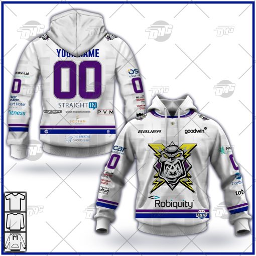 Personalized EIHL Manchester Storm 2021/22 Away Jersey