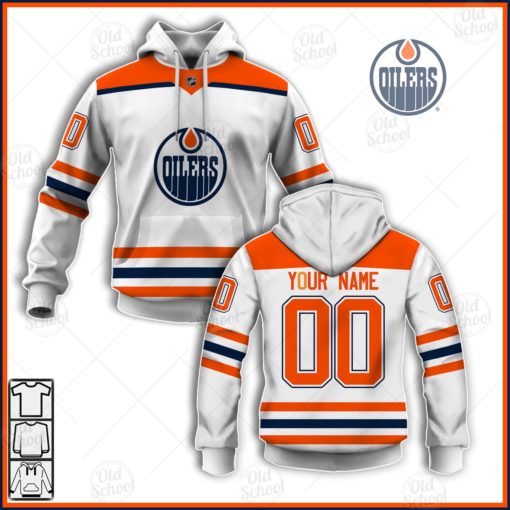 Personalize NHL Edmonton Oilers Reverse Retro Alternate Jersey