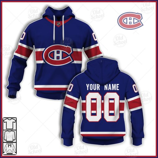 Personalize NHL Montreal Canadiens Reverse Retro Alternate Jersey