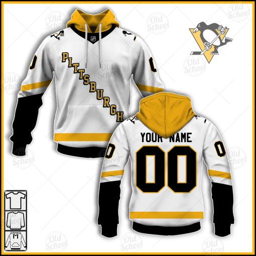 Personalize NHL Pittsburgh Penguins Reverse Retro Alternate Jersey