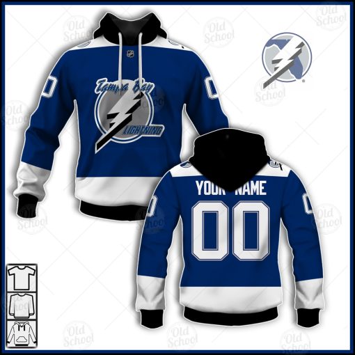 Personalize NHL Tampa Bay Lightning Reverse Retro Alternate Jersey