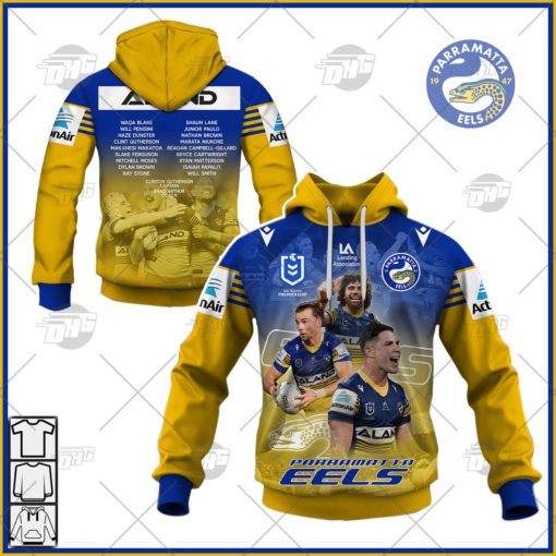 NRL Parramatta Eels Hoodie Memorable Moments Highlight 2021 Special Version