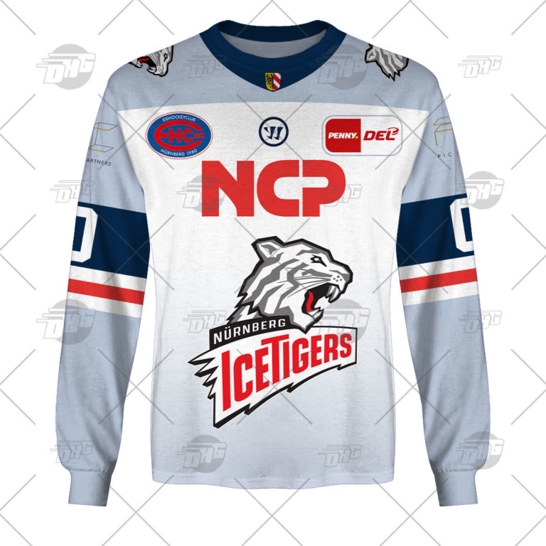 Personifizieren DEL Nürnberg Ice Tigers Fan-Trikot Away 21/22 ...