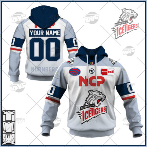 Personifizieren DEL Nürnberg Ice Tigers Fan-Trikot Away 21/22