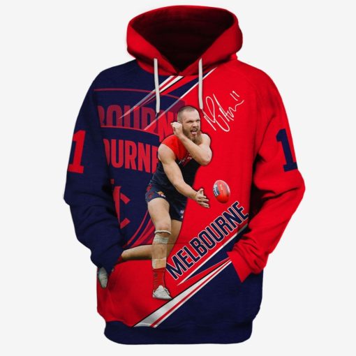 Max Gawn #11 Melbourne Football Club AFL 3D All Over Printed Hoodie Shirt