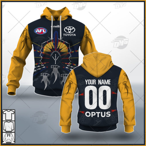 Custom-made Adelaide Crows 2021 Authentic Indigenous Men Guernsey