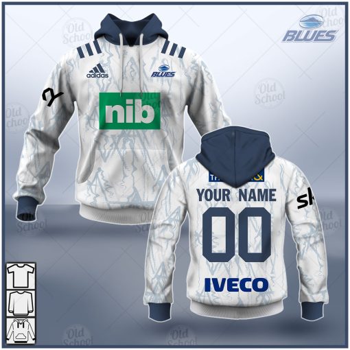 Personalised Super Rugby AUCKLAND BLUES Alternate Jersey