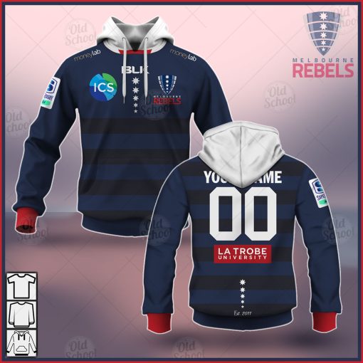 Personalised Super Rugby MELBOURNE REBELS Home Jersey