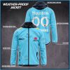 Personalised Super Rugby Melbourne Rebels Weather Proof Jacket Rain Proof Jacket