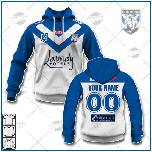 Personalise NRL Canterbury-Bankstown Bulldogs 2022 Home Jersey