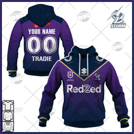 Personalise NRL Melbourne Storm 2022 Home Jersey