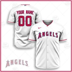 Personalize MLB Los Angeles Angels 2020 Home Jersey - White
