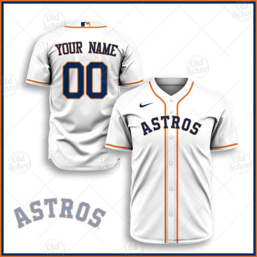 Personalize MLB Houston Astros 2020 Home Jersey – White