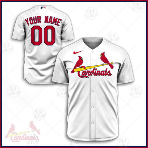 Personalize MLB St. Louis Cardinals 2020 Home Jersey – White