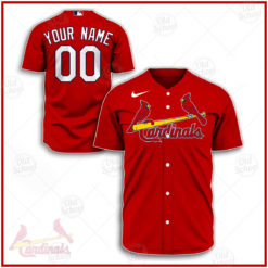Personalize MLB St Louis Cardinals 2020 Home Jersey - Red