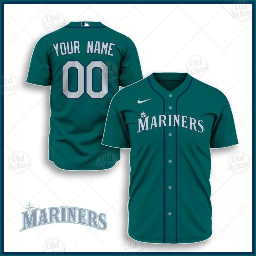 Personalize MLB Seattle Mariners 2020 Alternate Jersey – Aqua
